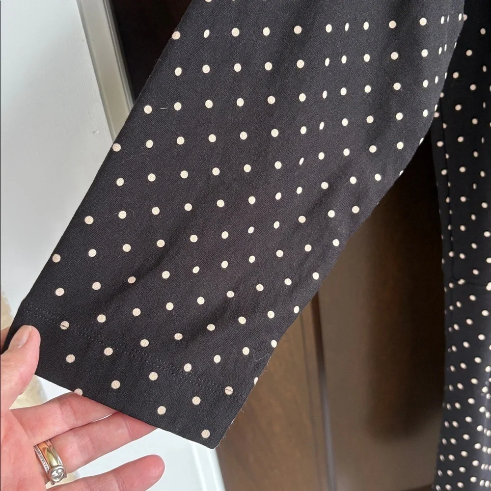 NWT MASAI Copenhagen Gizina Dress Black Polka Dot Size Medium